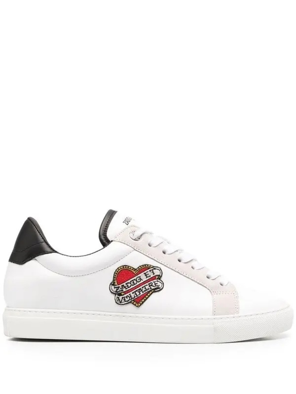 Zadig & Voltaire Heart Logo-Patch Sneakers - Picture 2 of 11